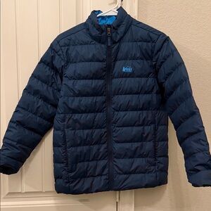 REI Youth Blue Puffer Jacket